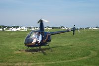 G-HRHE @ EGTB - Robinson R22 at Booker - by Simon Palmer