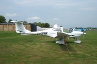 G-OPHR @ EGBW - Diamond DA40 at Wellesbourne Mountford - by Simon Palmer