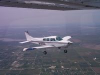 N1956L - 56L climbing out of Palacios, TX - by MJD