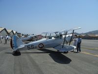N1037Y @ SZP - 1947 Societe Stampe et Renard S.V.4C, Renault H.P03 140 Hp, Experimental class, French Navy & Tricolor, Belgian 4B replacement version of DeHavilland DH.82 Tiger Moth with conversion to French 4C version  open cockpits, Clear? - by Doug Robertson