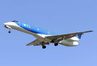 G-RJXA @ LHR - bmi Embraer ERJ145 (G-RJXA) landing at London (Heathrow) Airport, England, April 2005 - by Adrian Pingstone