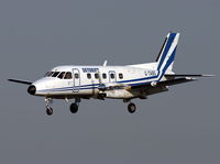 G-TABS - Embraer EMB-110 Bandeirante in flight. - by Ramon Berk