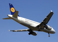 D-AILL @ LHR - Winglets on a Lufthansa Airbus A319. Taken at London Heathrow in 2003 - by Adrian Pingstone