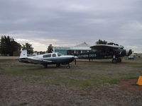 VH-OVN @ PARAFIELD, - Ovation with VH-USU Southern Cross Replica in background - by Gary McKernan
