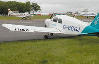 G-BCGJ - Aileron location on a Piper PA-28 Cherokee at the Great Vintage Fly-in Weekend, Kemble Airfield, England, May 2003. The aileron in the picture is slightly drooped. - by Adrian Pingstone