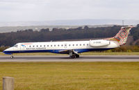 G-EMBG @ BRS - British Airways ERJ145 in tail-colour scheme Water Dreaming, at Bristol Airport, Bristol, England in October 2003