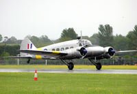 G-VROE - Avro 652a Anson T.21 (military designation WD413, private registration G-VROE) of the Air Atlantique Historic Flight at Hullavington Airfield, Wiltshire, England in May 2005