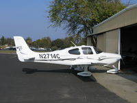 N2714C @ O41 - 2005 Cirrus Design SR22 at Woodland-Watts Airport, CA in December sun - by Steve Nation