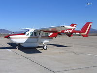 N4CF @ SDM - Charlie Foxtrot LLC 1972 Cessna T337G at Brown Field, San Diego, CA in December sunshine - by Steve Nation