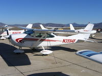 N3594F @ SDM - First Flight Corp. 1966 Cessna 182J at Brown Field (San Diego), CA in bright December sunshine - by Steve Nation