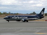 N774AS @ SEA - Alaska Airlines Boeing 737 in dark blue color scheme at Seattle-Tacoma International Airport - by Andreas Mowinckel