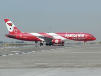 N902AW @ SEA - America West Airlines Boeing 757 in 'Arizona Cardinals' design - by Andreas Mowinckel