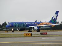 N902AW @ SEA - America West Airlines Boeing 757 in 'Nevada' design - by Andreas Mowinckel