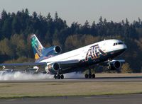 N161AT @ SEA - ATA Airlines Lockheed L-1011 landing at Seattle-Tacoma International Airport
