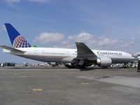 N57016 @ SEA - Continental Airlines Boeing 777 on an unscheduled medical stop at Seattle-Tacoma International Airport - by Andreas Mowinckel