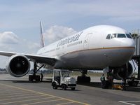 N57016 @ SEA - Continental Airlines Boeing 777 on an unscheduled medical stop at Seattle-Tacoma International Airport - by Andreas Mowinckel