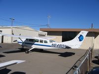 N6480H @ SDM - KPW Enterprises Cessna 207 in bright sun at Brown Field (San Diego), CA - by Steve Nation
