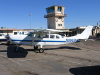 N9965M @ SDM - KPW Enterprises 1983 Cessna 207A in bright sun at Brown Field (San Diego), CA - by Steve Nation