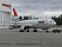 N239NW @ SEA - Northwest Airlines DC-10-30 showing off its new colors before a flight to Amsterdam. - by Andreas Mowinckel