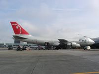 N638US @ SEA - Northwest Airlines Boeing 747 at Seattle-Tacoma International Airport - by Andreas Mowinckel