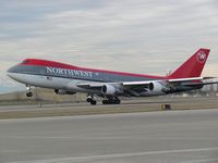 N632US @ SEA - Northwest Airlines Boeing 747 taking off from Seattle-Tacoma International Airport - by Andreas Mowinckel