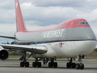 N637US @ SEA - Northwest Airlines Boeing 747 at Seattle-Tacoma International Airport - by Andreas Mowinckel