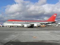 N637US @ SEA - Northwest Airlines Boeing 747 at Seattle-Tacoma International Airport - by Andreas Mowinckel