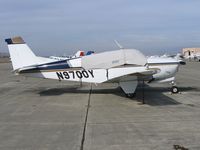 N9700Y @ KCVH - 1963 Beech 35-B33 at Hollister Municipal Airport, CA - by Steve Nation