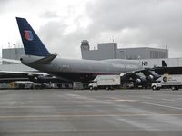 N173UA @ SEA - United Airlines Boeing 747 at SEA, heading to ORD - by Andreas Mowinckel