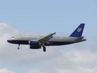 N844UA @ SEA - United Airlines A319 landing Seattle-Tacoma International Airport - by Andreas Mowinckel