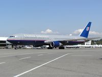 N677UA @ SEA - United Airlines Boeing 767 at Seattle-Tacoma International Airport - by Andreas Mowinckel