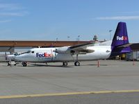N742FE @ SEA - Fedex Fokker F-27 freighter at Seattle-Tacoma International Airport. ex KLM - by Andreas Mowinckel