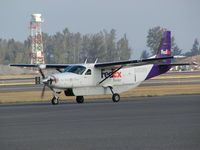 N850FE @ SEA - Fedex Cessna 208B freighter at Seattle-Tacoma International Airport. ex KLM - by Andreas Mowinckel