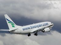 PH-XRE @ BFI - ransavia 737-7K2 taking off towards Keflavik and Rotterdam on its delivery flight on April 20, 2004. - by Andreas Mowinckel