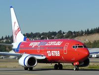 VH-VBV @ BFI - Virgin Blue 737 at Boeing Field - by Andreas Mowinckel