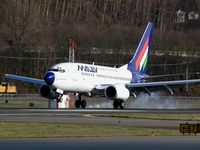 HA-LOJ @ BFI - Malev 737 at Boeing Field - by Andreas Mowinckel