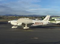 N55173 @ CMA - 1973 Piper PA-28-180D ARCHER, Lycoming O&VO-360 180 Hp - by Doug Robertson