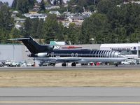 N410BN @ BFI - Ryan International Boeing 727. Tail number was N875AA when picture was taken, later changed to N410BN. This aircraft operated American Airlines' last revenue 727 flight.