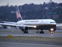 N767NA @ BFI - North American B767 coming from a military charter.