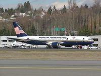 N767NA @ BFI - North American B767 coming from a military charter.