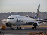 N314UP @ BFI - UPS B767 freighter at Boeing Field - by Andreas Mowinckel