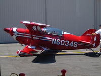 N6034S @ KPOC - 34S, owner/operators, and student. (Brackett Field @ Laverne, CA) - by Jody Podpora