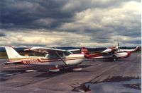 N736SL @ PLB - Hawk at Clinton County Airport Plattsburgh NY - by David Helms