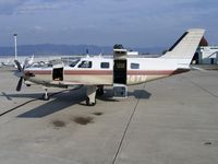 N904TM @ WVI - 1986 Piper PA-46-310P Malibu being gassed up at Watsonville, CA - by Steve Nation