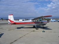 N977DW @ WVI - 1958 (straight tail) Cessna 172 at Watsonville, CA - by Steve Nation