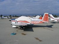 N1458R @ WVI -  1975 Grumman American AA-1B at Watsonville, CA - by Steve Nation