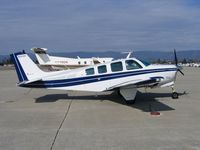 N2039V @ WVI - Valley Airways 1976 Beech A36 at Watsonville, CA - by Steve Nation