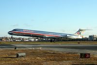 N488AA @ LGA - Landing at LGA - by Lee Mills