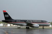 N760US @ BOS - Taking off in a thunderstorm in BOS