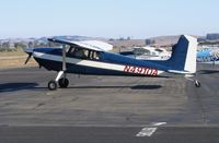 N4910A @ O69 - 1956 Cessna 180 at Petaluma, CA - by Steve Nation